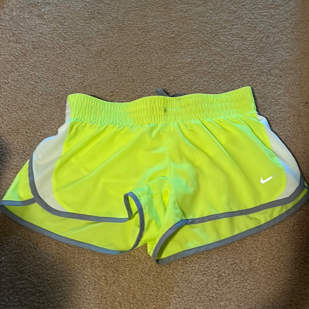 Neon Nike Dri Fit Shorts